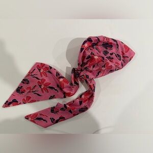 Zara Pink Floral Hair Scarf